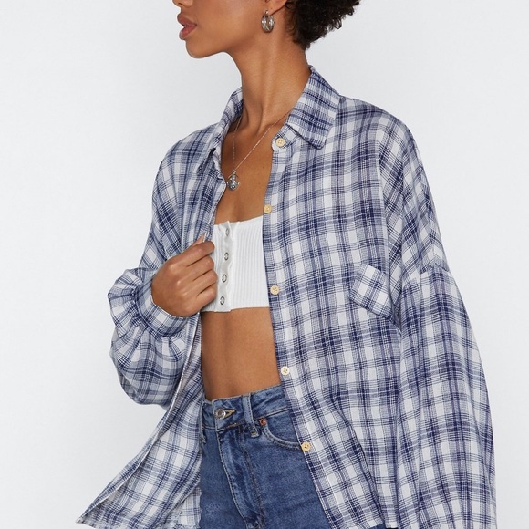 Nasty Gal Lumberjack Chic Check Shirt - Picture 3 of 7